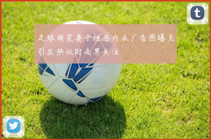 足球明星妻子性感内衣广告图曝光引发热议时尚界关注